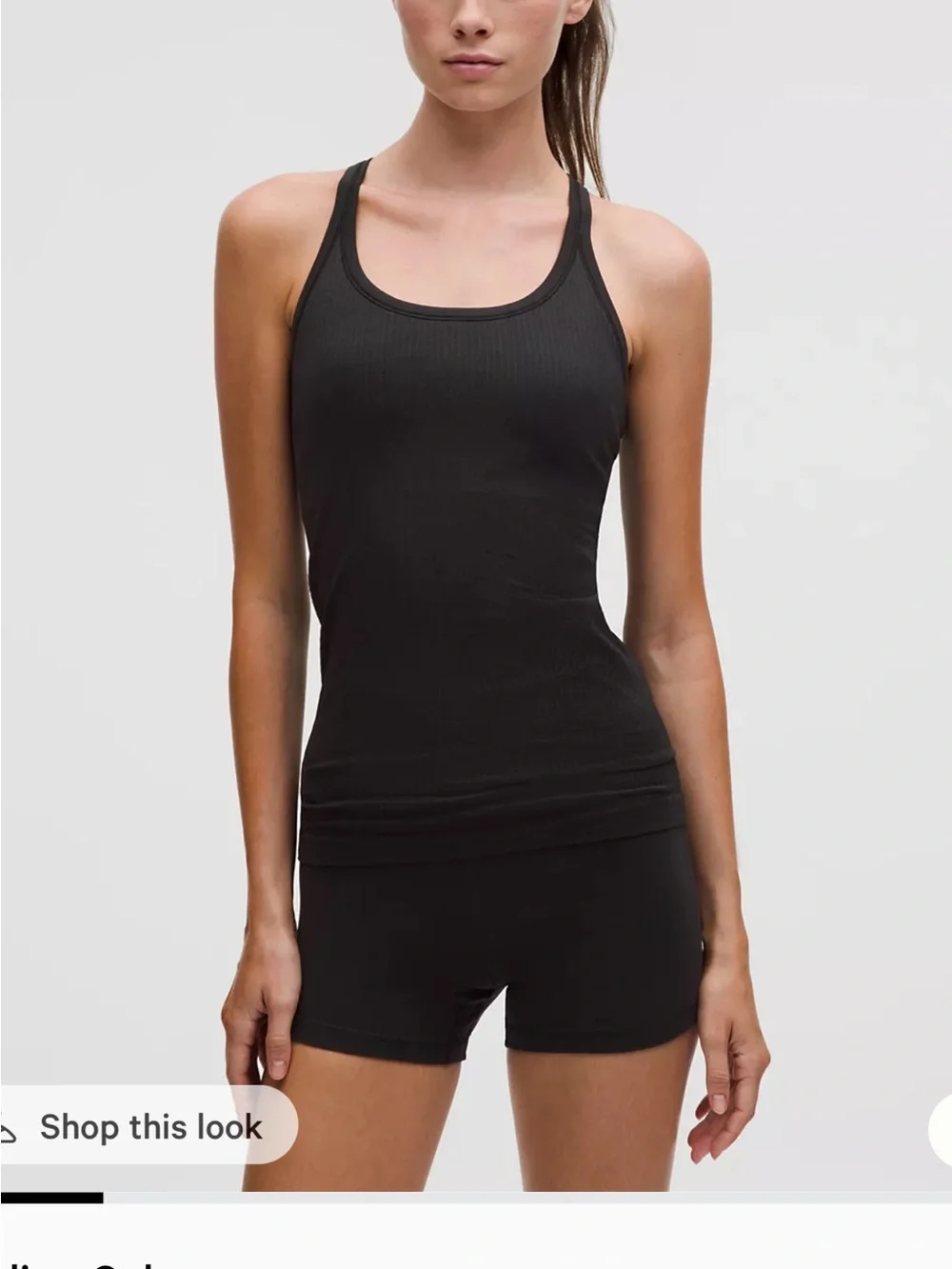 LIKE NEW Lululemon Ebb to Street Tank Top